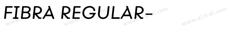 FIBRA REGULAR字体转换